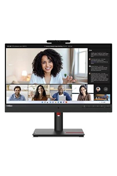 LENOVO 23.8" IPS LED Monitor, Full HD, HDMI/DP, Speakers, Pivot, 75Hz, 4ms - ...