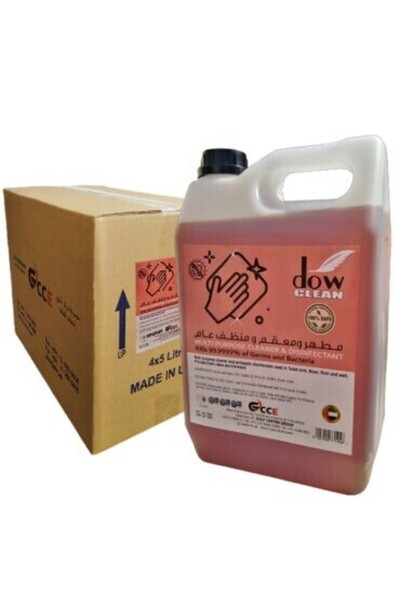 Dowclean Multi Purpose Disinfectant Liquid Cleaner 4 x 5-Liter