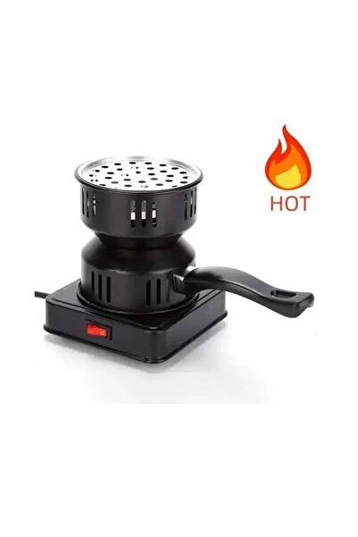 Denx موقد فحم كهربائي DX2569 يعمل بجهد 220-240 فولت، مزود بملقط قابل للفصل وص...