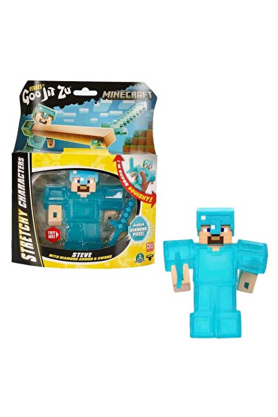 GIOCHI PREZIOSI Goojitzu Minecraft Tekli Figür Paketi GJ100000 - Steve
