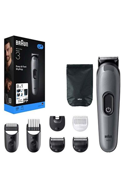 Braun Group BRAUN Series 3 All-in-One Trimmer 8-in-1 Grooming Kit - AIO3540 M...