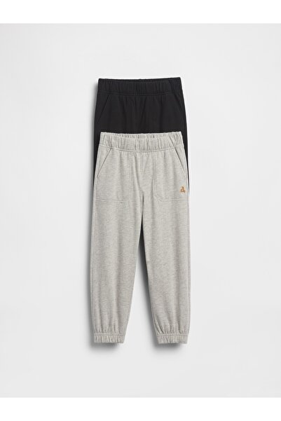 GAP Erkek Bebek Gri Mix & Match Pull-On Jogger Eşofman Altı (2’li)