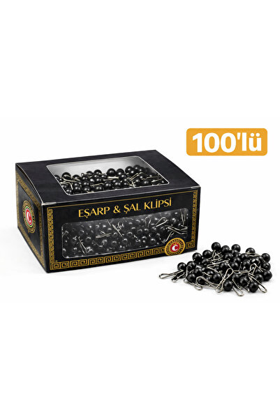 TRMODA 100’lü Eşarp & Şal Klipsi – Delmeden Sabitleme