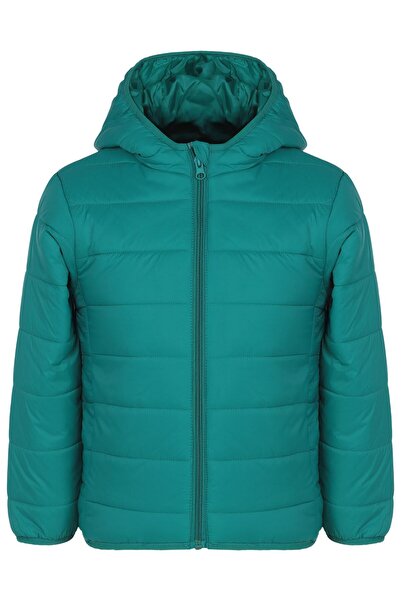 Civil Boys Μπουφάν με σχέδιο ράγες για 6-9 ετών - Πράσινο 8-9 ετών