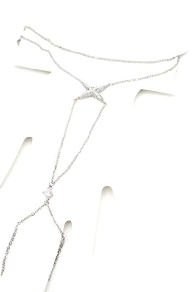 Mestore X شاه مران مرصع بالحجر - فضي