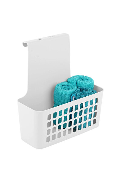 Other Coș suspendat pentru ușă de dulap - plastic alb 23,5x10x24 cm