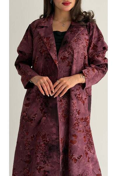 AYA MW2026 - عباية كريب مشجر