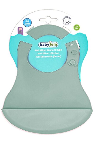Babyjem Mini Silicone Apron - Green Standard