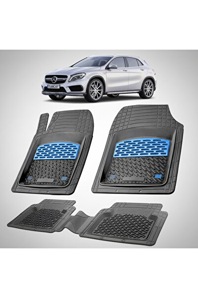 TEAMCAR Πατάκια δαπέδου Mercedes-Benz GLA X156 2013-2019 | Μπλε