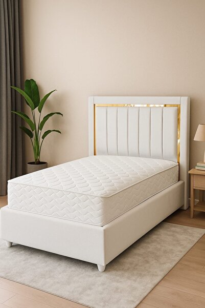 Enfal YATAK ECOL Modeli Tek Kişlik 90x190 BAZA BAŞLIK TAKIMI (Yatak Dahil değ...