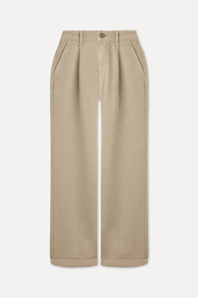 Mudo Pi̇le Detail Culotte Fit Pants