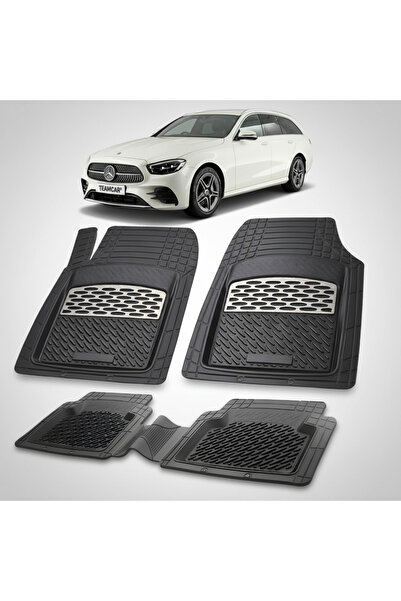 TEAMCAR Covorașe compatibile cu Mercedes-Benz Clasa E S213 2016-2023 | Argintii