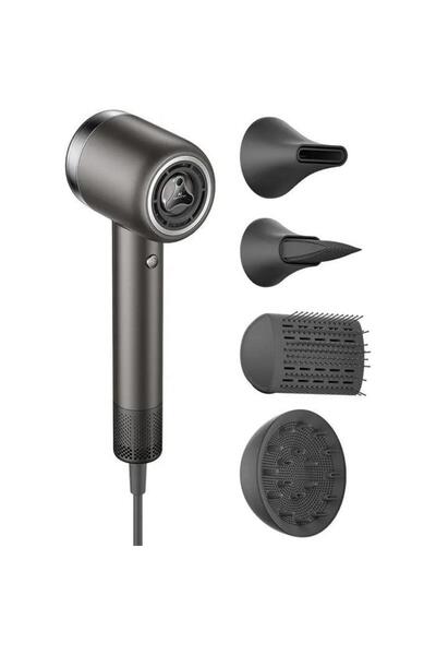 Dreame Hair Dryer 2000W, AI Mode, 3 Speeds, 4 Temp Settings, 60m/s (Grey) Gus...