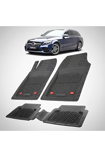 TEAMCAR Συμβατά πατάκια δαπέδου Mercedes-Benz C-Class S205 2014-2021 | Μαύρο