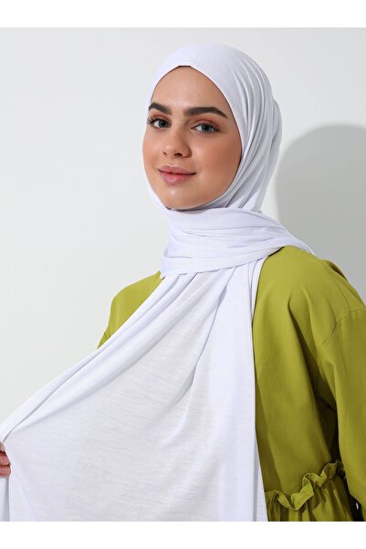 TUVA Plain Combed Cotton Shawl - Ecru -