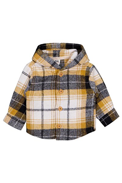 Civil Baby Cămașă Oduncu pentru 6-18 luni - Muștar pentru 6-9 luni