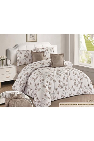 alzawia Double-sided tablecloth, wooded side, plain side, 6 pieces