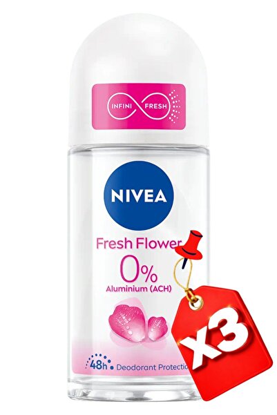 NIVEA FRESH Flower 50ml x3 PCS