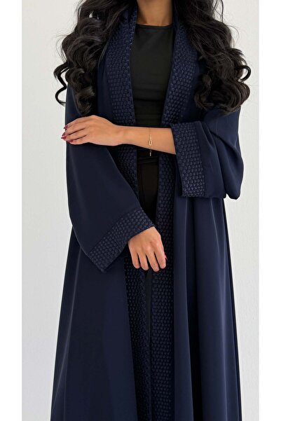 AYA MW2024 - Abaya with embroidery on the front and sleeves