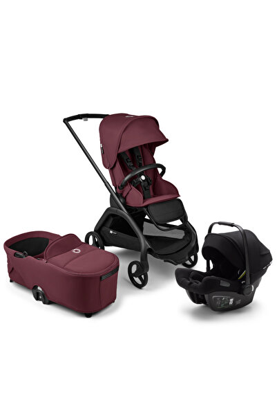 Bugaboo Dragonfly 3 in 1 Stroller Black/Dark Cherry