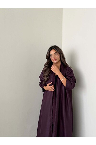 AYA MWT1054 - عبايه موفي لنن