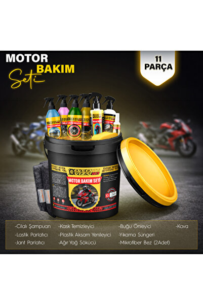 Oto Vizy10 Premium 11 Parça Motosiklet Bakım Seti