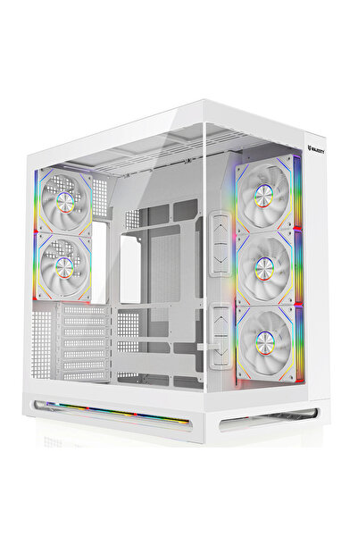 majesty Falcon Mid Tower Gaming Case | 8 ARGB Fans | ATX Support | Type-C and...