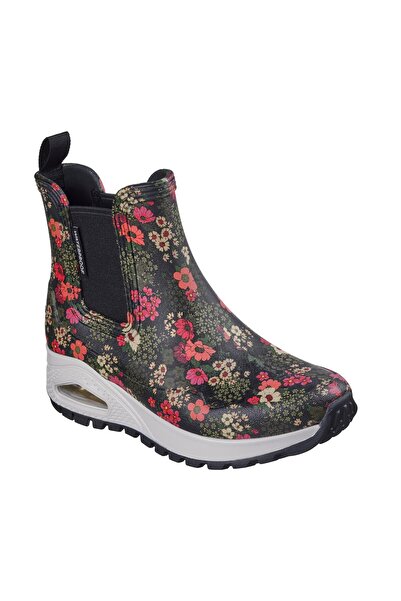 SKECHERS Women's UNO Rugged - All-Weather Black Multicolor Sneakers 177183-BKMT