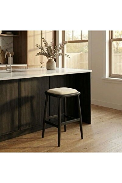 silla Concept Odin Bar Tabure Siyah Ahşap Ada Taburesi