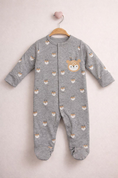 Baby Fou Baby Jumpsuit with Built-In Gloves