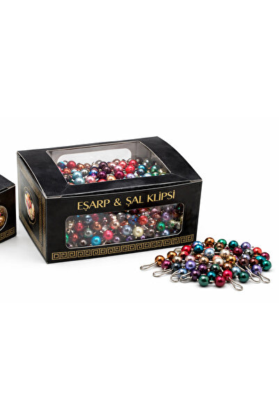 TRMODA 100’lü Eşarp & Şal Klipsi – Delmeden Sabitleme