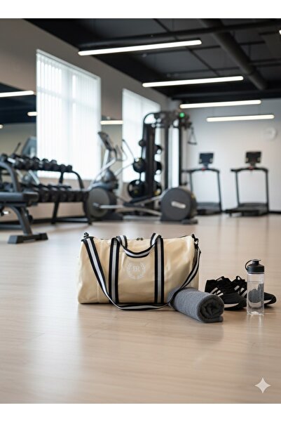 içten Cylinder Sports and Travel Bag Faux Leather 1St Quality Waterproof Fabric