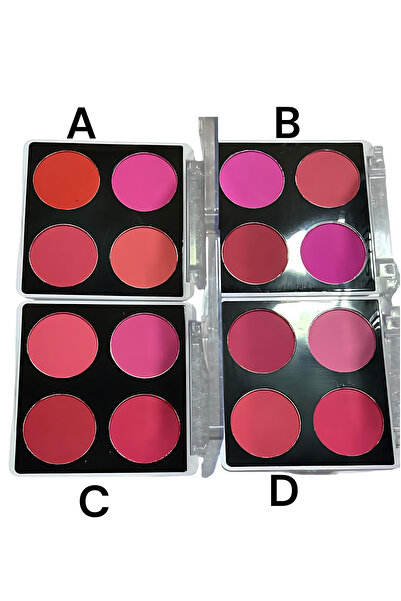 Beauty 4-piece blush palette set