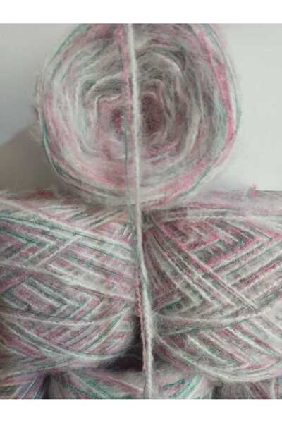 İPEK YÜN İPLİK DÜNYASI Fir de tricotat Moher (Alb) Buchetă (Roz, Verde) Amest...