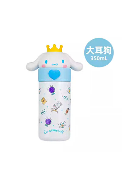 SANRIO زجاجة ماء ترمس سينامورول سعة 350 مل - قارورة لطيفة من الفولاذ المقاوم ...