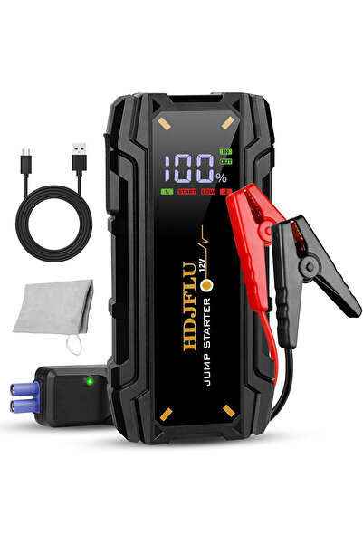 LET Starter auto portabil, jump starter 3000 A, robot de pornire cu functie p...