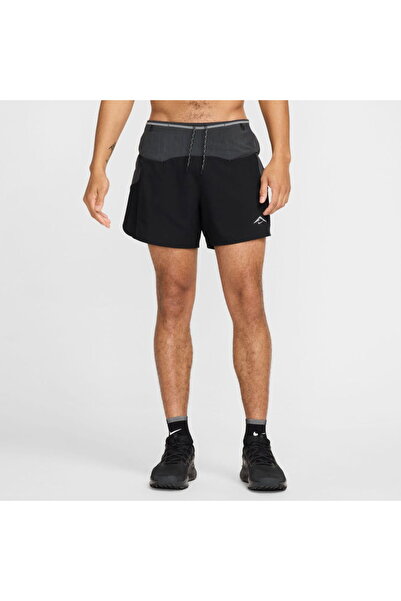 Nike Dri-Fit Adv Trail Second Sunrise 5Bf Erkek Siyah Koşu Şort HJ3572-010