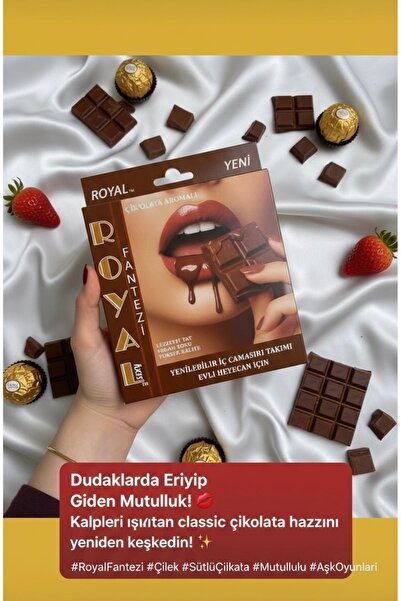 Royal Kadın ÇİKOLATA AROMALI İÇ ÇAMAŞIRI TAKIMI
