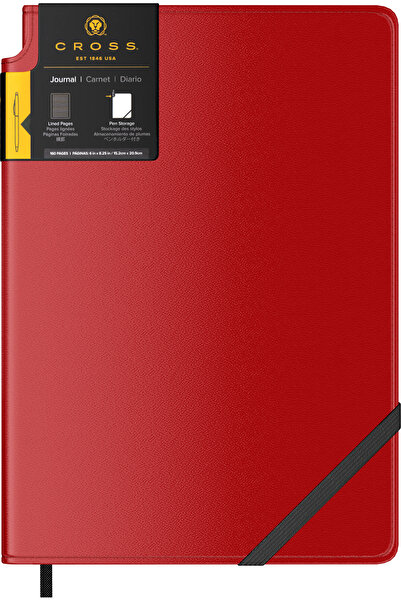 Cross Journal Agenda Red
