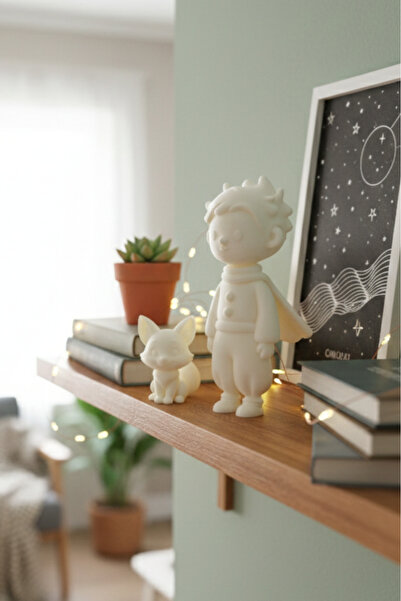 KLYNTO Doğum Günü Pasta Süsü - Küçük Prens Hediyelik Biblo Seti - Minimalist ...