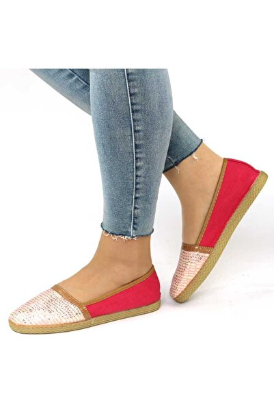 mm Women's comfortable Espadrilles with sequins ZJ-20-WATERMELON