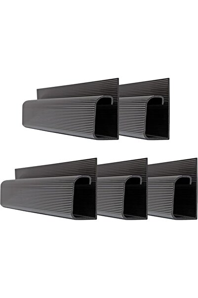 The Bros نظام إدارة الكابلات على شكل حرف J - مجموعة من 5 قنوات لتمرير الكابلا...