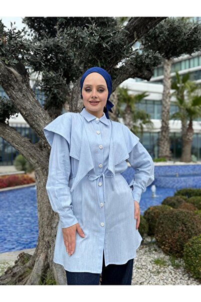 vikitekno Women's Premium Quality Linen Tunic