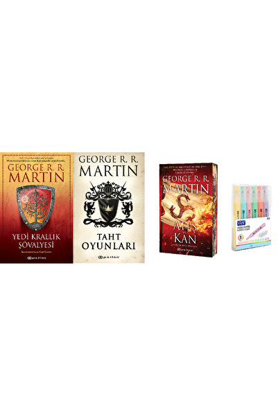 Epsilon Yayınevi Yedi Krallık Şövalyesi + Taht Oyunları + Ateş Ve Kan 3 KİTAP...