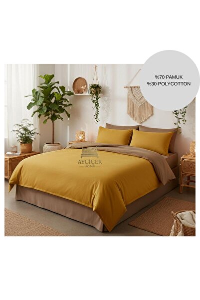 ayçiçek home DVOJNI SET NAVLAKE ZA PREDUŠAK 160/200 PLATNA ĆAŠA Čaršav 0 POKR...