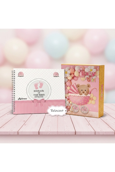 Relavant Σετ δώρου για κοριτσάκι, Βιβλίο αναμνήσεων & άλμπουμ φωτογραφιών 200...