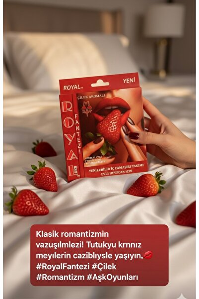 Royal Kadın MEYVE AROMALI İÇ ÇAMAŞIRI TAKIMI