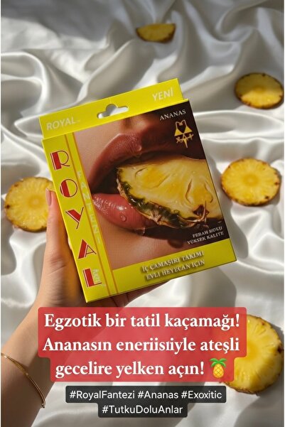 Royal Kadın MEYVE AROMALI İÇ ÇAMAŞIRI TAKIMI