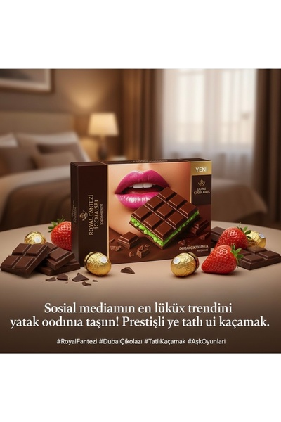 Royal Women's Dubai Chocolate Flavor Lingerie Set