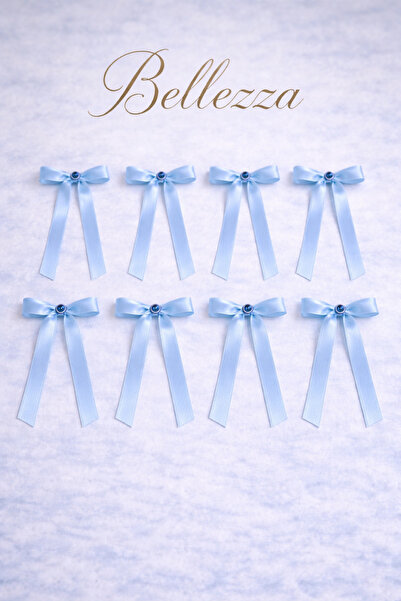 Bellezza Concept 1 cm Satin Ribbon Bow – Elegant Decorative Mini Ribbon Set 2...